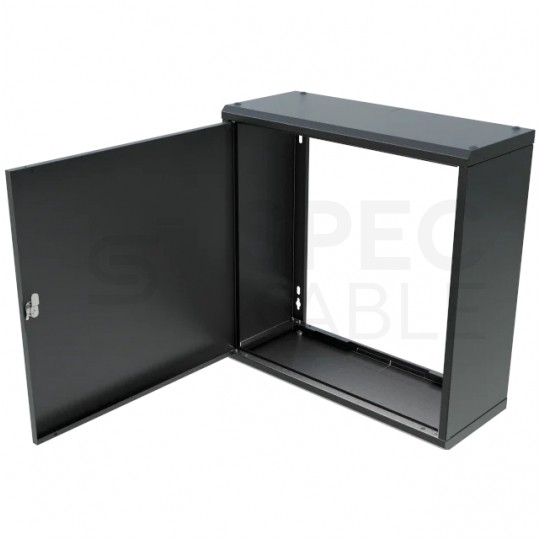 Obudowa metalowa do instalacji CATV 500x500x200mm czarna natynkowa