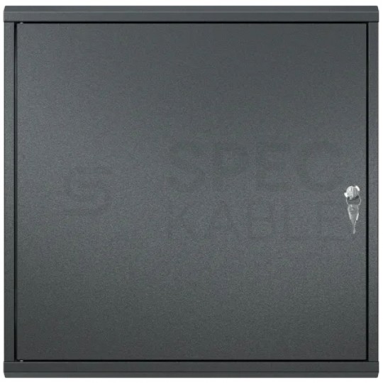 Obudowa metalowa do instalacji CATV 500x500x200mm czarna natynkowa