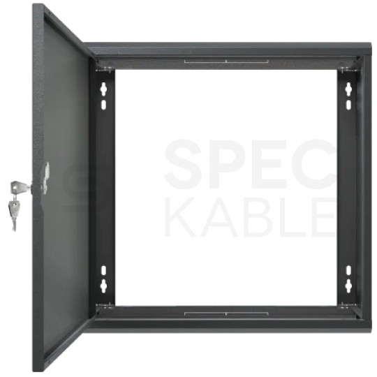 Obudowa metalowa do instalacji CATV 500x500x200mm czarna natynkowa