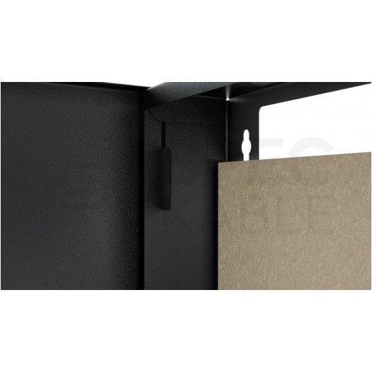 Obudowa metalowa szafka TPR-1M CATV 240x150x50mm czarna natynkowa