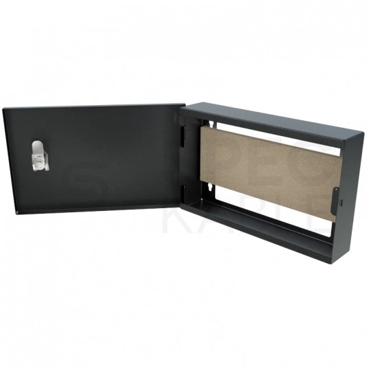 Obudowa metalowa szafka TPR-1M CATV 240x150x50mm czarna natynkowa