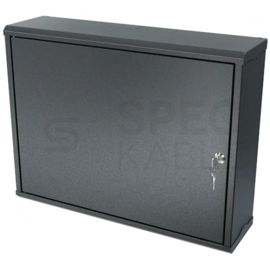 Obudowa metalowa szafka TPR-5 CATV 520x400x140mm czarna natynkowa