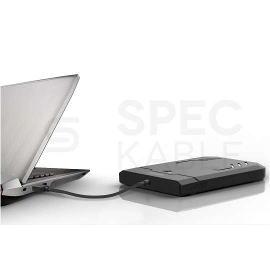 Obudowa na dysk HDD / SSD 2,5" SATA III 6Gbps USB 3.1 5Gb/s UASP UNITEK czarny