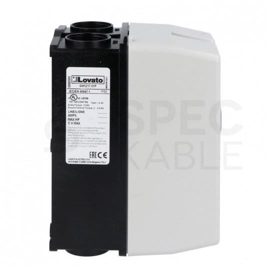 Obudowa natynkowa hermetyczna IP65 do wyłącznika silnikowego, termicznego serii SM1P LOVATO SM1Z1701P