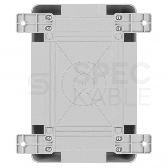 Obudowa plastikowa skrzynka hermetyczna, drzwi transparentne ABS 300x200x130mm IP65 NEKU
