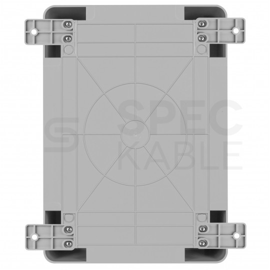 Obudowa plastikowa skrzynka hermetyczna, drzwi transparentne ABS 350x250x150mm IP65 NEKU
