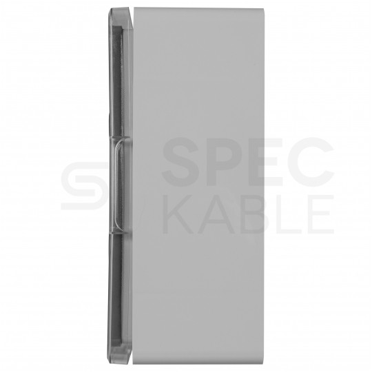 Obudowa plastikowa skrzynka hermetyczna, drzwi transparentne ABS 350x250x150mm IP65 NEKU