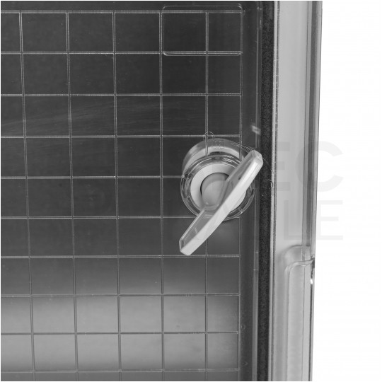 Obudowa plastikowa skrzynka hermetyczna, drzwi transparentne ABS 350x250x150mm IP65 NEKU