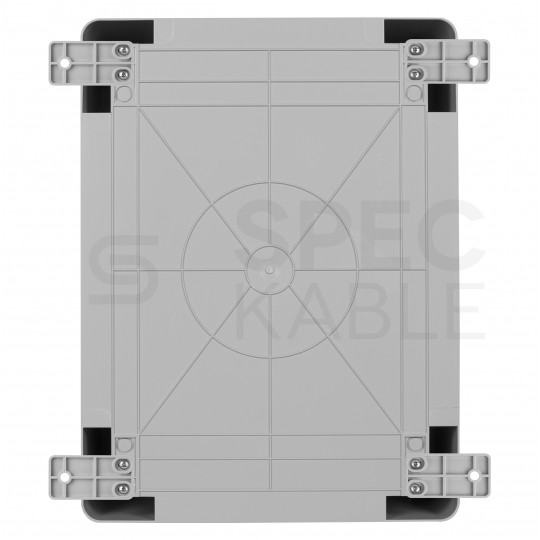Obudowa plastikowa skrzynka hermetyczna, drzwin transparentne ABS 400x300x170mm IP65 NEKU