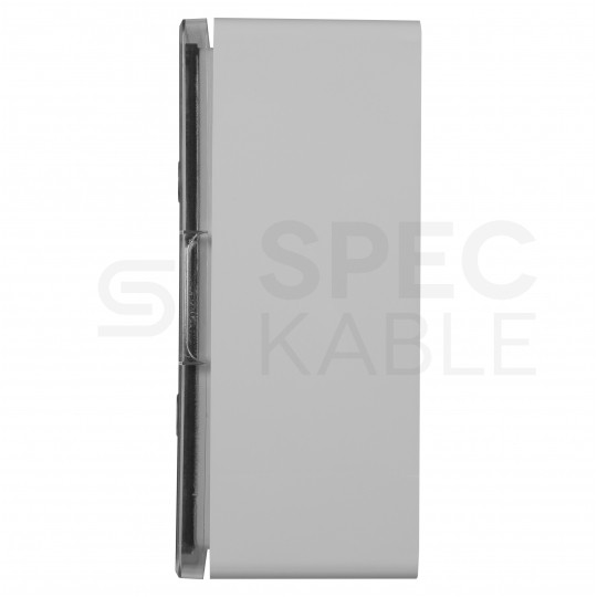 Obudowa plastikowa skrzynka hermetyczna, drzwin transparentne ABS 400x300x170mm IP65 NEKU