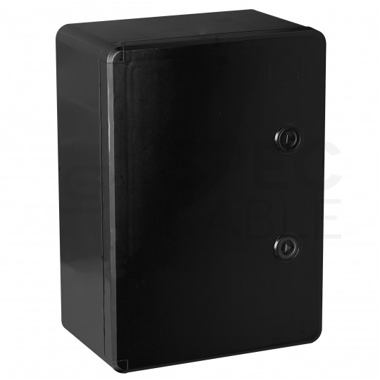 Obudowa plastikowa skrzynka hermetyczna natynkowa ABS 350x250x150mm IP65 czarna NEKU