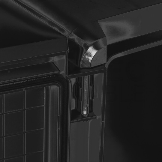 Obudowa plastikowa skrzynka hermetyczna natynkowa ABS 350x250x150mm IP65 czarna NEKU