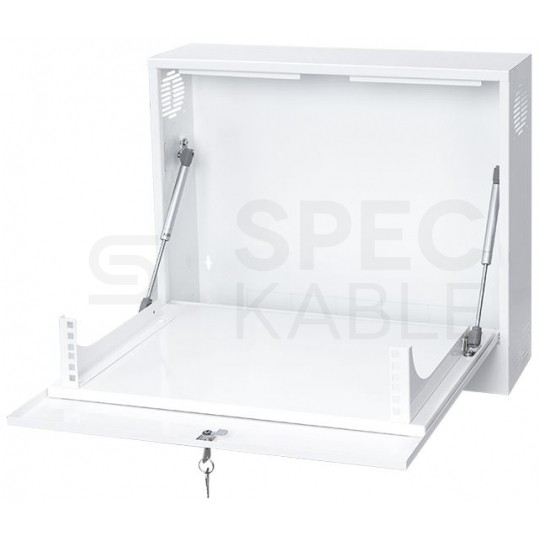 Obudowa RACK 19" 2U 130mm pionowa biała