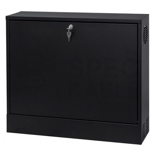 Obudowa RACK 19" 2U 130mm pionowa czarna