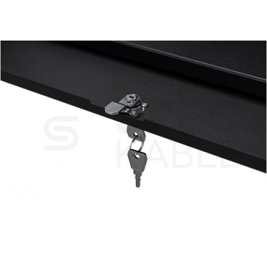 Obudowa RACK 19" 2U 130mm pionowa czarna