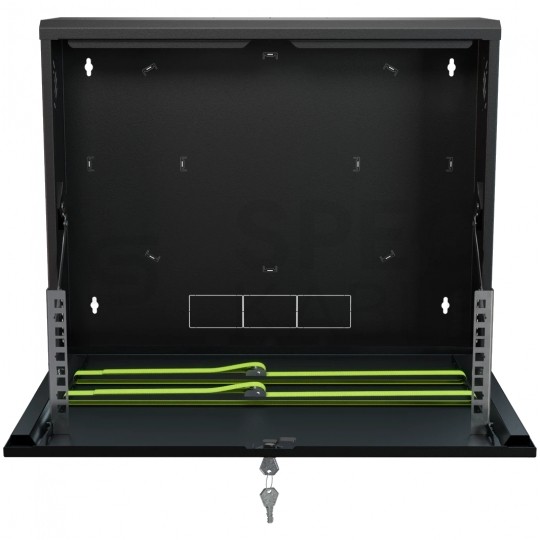 Obudowa RACK 19" 3U 180mm pionowa czarna