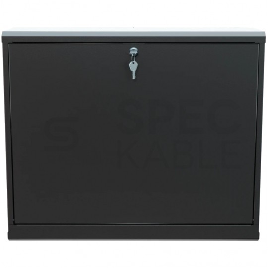 Obudowa RACK 19" 3U 180mm pionowa czarna