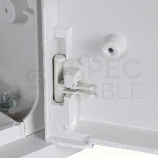 Obudowa termoutwardzalna SSTN 26x42 / 260x420x250mm skośny daszek, lakierowana (zawiera kątowniki) IP44 IK10 INCOBEX