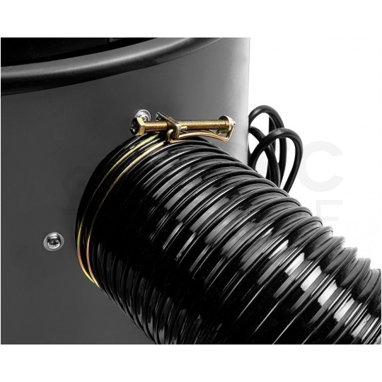 Odciąg, wyciąg wiórów i trocin sieciowy 230V 1100W o mocy ssania 2,5kPa oraz zbiornikiem 50L GRAPHITE 59G611