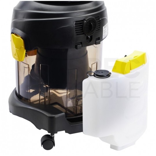 Odkurzacz przemysłowy do odkurzania na sucho i mokro z funkcją prania dywanów 1400W 20L Kraft&Dele