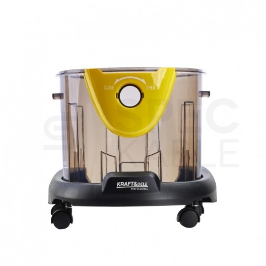 Odkurzacz przemysłowy do odkurzania na sucho i mokro z funkcją prania dywanów 1400W 20L Kraft&Dele