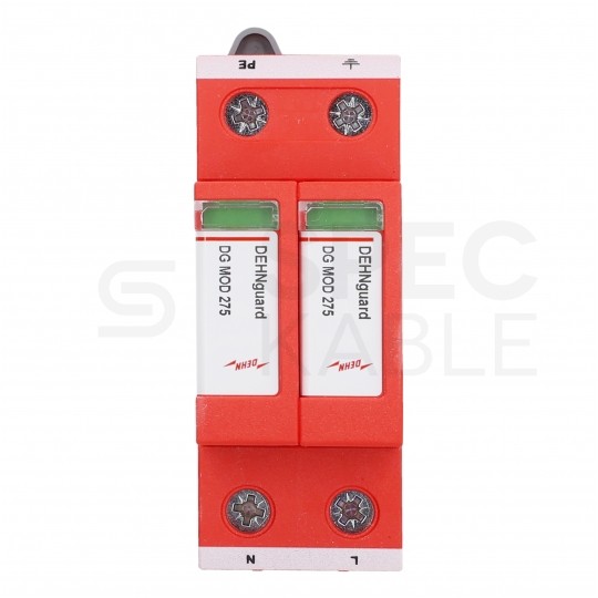 Ogranicznik przepięć SPD 1-fazowy C (Typ 2) 2P 20kA/40kA warystorowo-iskiernikowy DEHN GUARD