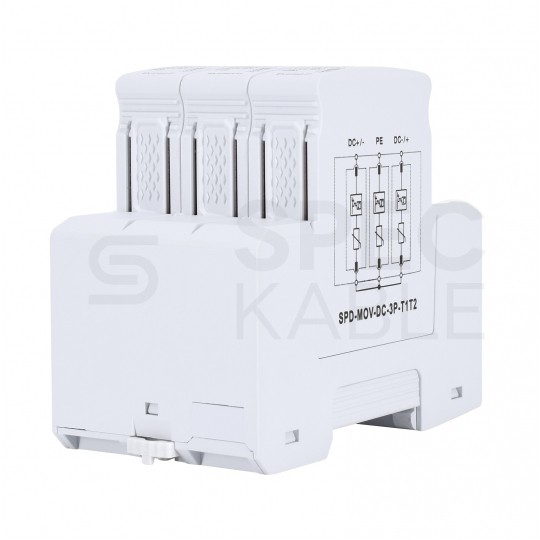Ogranicznik przepięć SPD DC 1200V B+C (Typ 1+2) 3P 8kA + 20kA/50kA fotowoltaiczny Schelinger