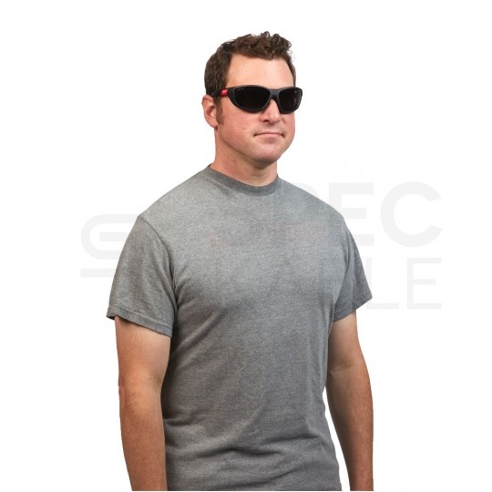 Okulary ochronne przeciwsłoneczne robocze polaryzacyjne z uszczelką PREMIUM MILWAUKEE