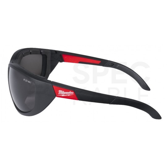 Okulary ochronne przeciwsłoneczne robocze polaryzacyjne z uszczelką PREMIUM MILWAUKEE
