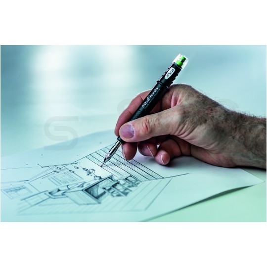 Ołówek budowlany automatyczny stolarski z wkładem grafitowym 0,9mm PICA Fine Dry 7070