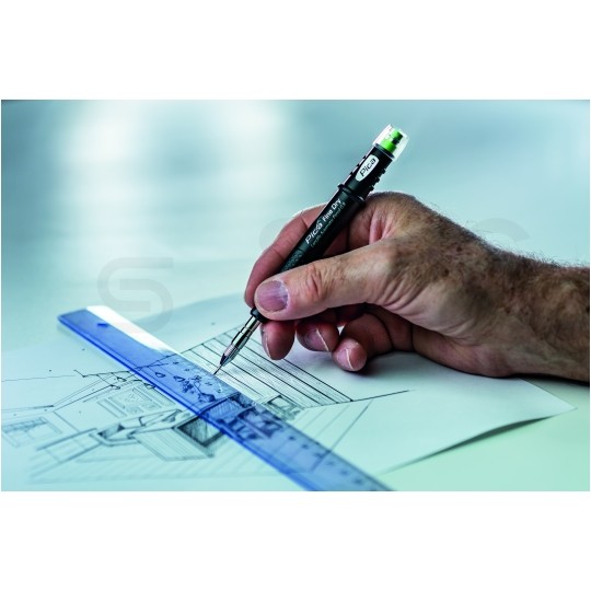 Ołówek budowlany automatyczny stolarski z wkładem grafitowym 0,9mm PICA Fine Dry 7070