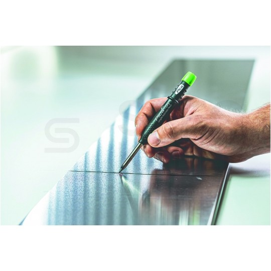 Ołówek budowlany automatyczny stolarski z wkładem grafitowym 2,8mm i temperówką PICA-Dry 3030