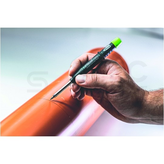 Ołówek budowlany automatyczny stolarski z wkładem grafitowym 2,8mm i temperówką PICA-Dry 3030
