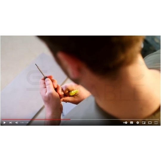 Ołówek stolarski automatyczny budowlany z wkładem grafitowym 2,8mm i temperówką LYRA Dry Profi