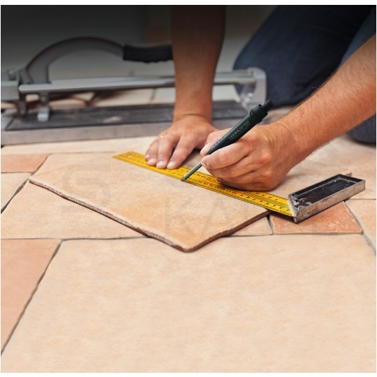 Ołówek stolarski automatyczny budowlany z wkładem grafitowym 2,8mm i temperówką LYRA Dry Profi