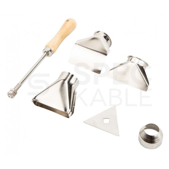 Opalarka sieciowa 230V 2000W, 3 biegi (I: 350l/min; II: 350l/min; III:500l/min), zakresie temperatur (I: 250°C, II: 80-600°C III: II: 80-600°C) w zestawie z akcesoriami i walizką GRAPHITE 59G524