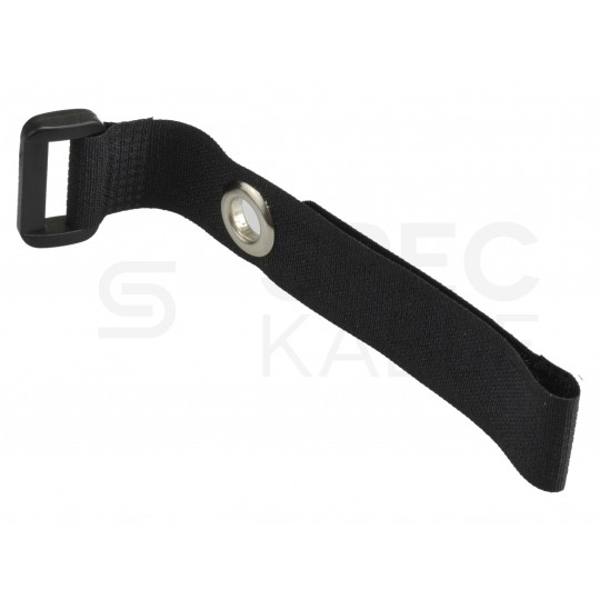 Opaska rzepowa z otworem RACK 200mm do organizacji kabli
