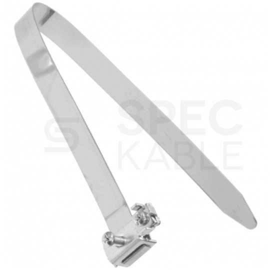 Opaska uziemiająca metalowa 1/8-3/2" ze stali nierdzewnej 207mm do wykonywania połączeń wyrównawczych