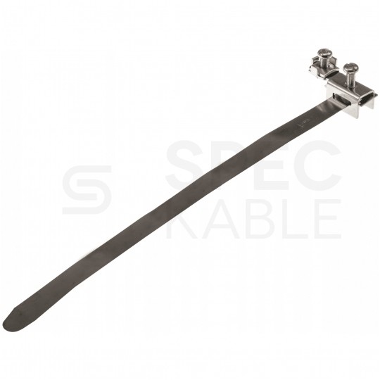 Opaska uziemiająca metalowa 1/8-3/2" ze stali nierdzewnej 207mm do wykonywania połączeń wyrównawczych