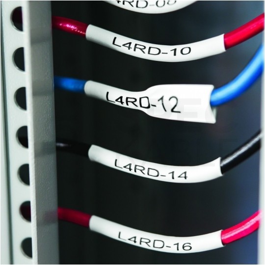 Opaski laminowane DYMO XTL 21x39mm (białe / czarny nadruk) przemysłowe [1868705] ORYGINALNE 150szt.