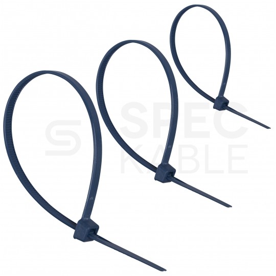 Opaski zaciskowe kablowe 4,5x290mm wykrywalne, z opiłkami metalu 100szt.