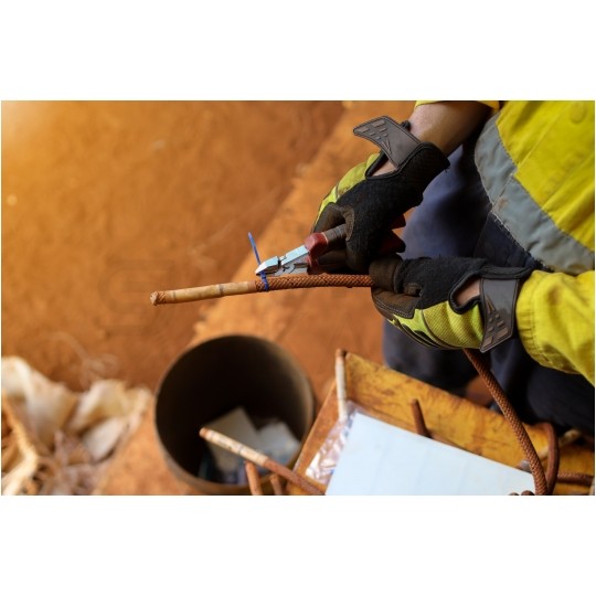 Opaski zaciskowe kablowe UV 7,5x530mm czarne 100szt.