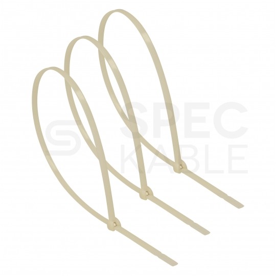 Opaski zaciskowe kablowe z metalowym ząbkiem 4,5x360mm 100szt.