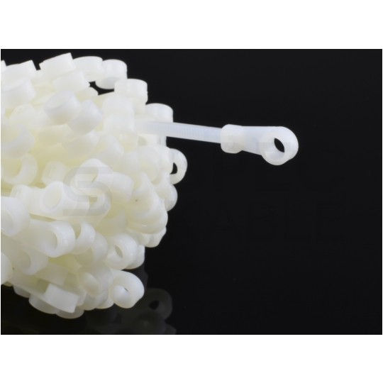 Opaski zaciskowe kablowe z otworem OMS 3,7x155mm 100szt.