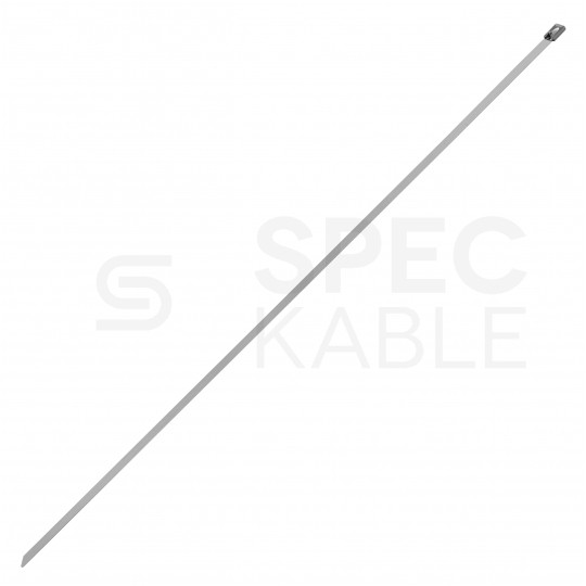 Opaski zaciskowe stalowe z zapięciem kulowym 7,9x520mm nierdzewne Elcan 20szt.