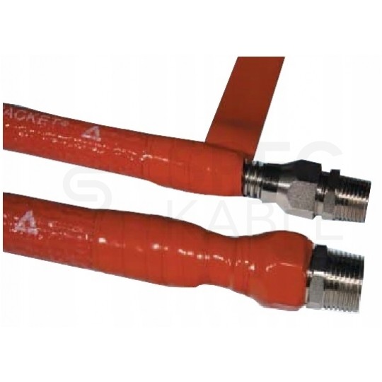 Oplot koszulka osłona kablowa termoizolacyjna Hiprojacket Aero wąż ochronny peszel odporny na ogień i wysoką temperaturę do 1640°C 10mm 15m