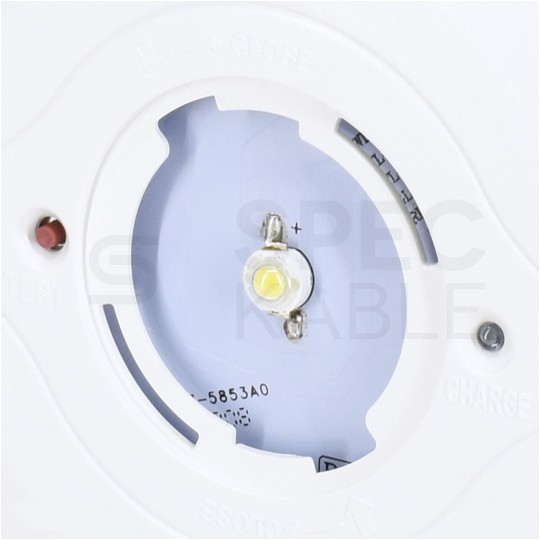 Oprawa awaryjna optyka korytarzowa TOLER 3W 180lm IP20 2H biała Luxmena BEMKO