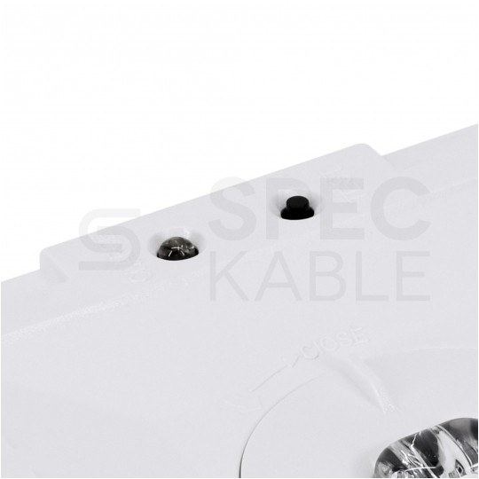 Oprawa awaryjna optyka otwarta SKALER 3W 151lm IP40 biała kwadratowa Luxmena BEMKO