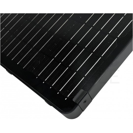 Oprawa, lampa hybrydowa uliczna LED 40W 6600lm barwa 3000K ciepła / 4000K neutralna IP65 czarna czujnik PIR LUXMENA