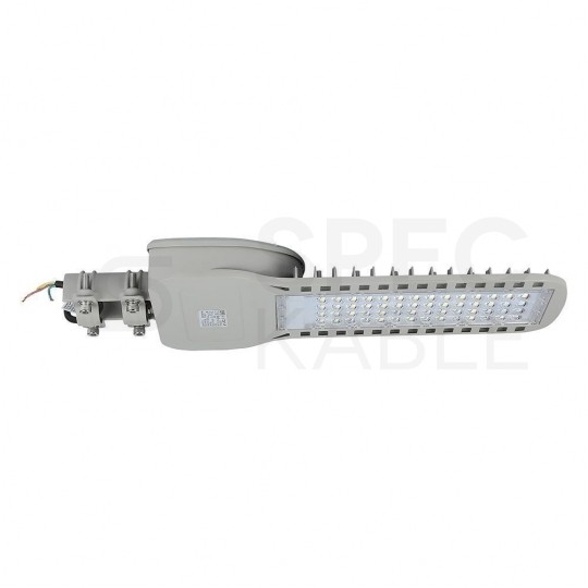 Oprawa, lampa uliczna LED SMD 100W 13500lm 4000K IP65 szara barwa NW biała neutralna IK08 V-TAC SAMSUNG VT-104ST 5 LAT GWARANCJI
